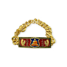 Thai Amulet Bracelet Les Pan Lan 2 LP Phat 100 Years Anniversary Brass Enamel