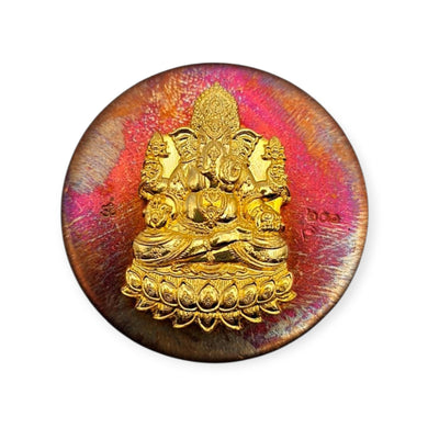 Thai amulet Lord Ganesh / Ganesha Klung Maha Sombat Sap Teva Wat Keakmuaglek Wealth Success Lucky Pendant