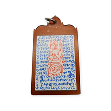 Thai amulet loop tai Phor Tiang Front of Bucha Setting hand written Protection Invulnerable