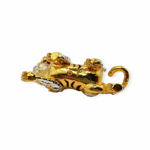 Thai amulet rian Tiger Sur Saming Powerful Protection Charm Bring lucky fortune Genuine Authentic with Waterproof case