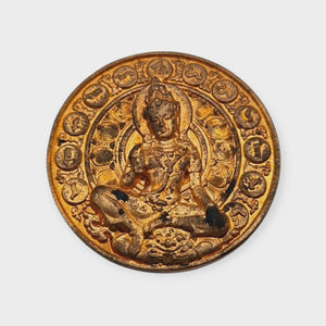 Thai amulets Jatukam Ramathep Mongkol Sap Saen Lan edition 2007 (Wat Phra Mahathat Nakhon Si Thammarat) – Copper 3.2cm