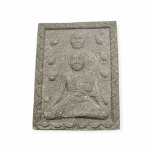 LP Chamnan Phra Phong Buddha Overlay Noon Duang Thai Amulet BE2557 6x4.5cm