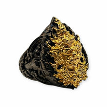 Thai Taowesuwan Ring LP Wan Ruay Nurduang BE2563 Black Gold Size 60 Code13