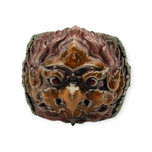 Thai amulet ring Phaya Krut Garuda Sethtee Kongkraphan Lp Boonma Size 61-63 Bring Wealth Lucky Protection