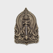 Thai Amulet Taowesuwan Jaosur Lanna back with Naga Wat Ronhkumluang BE 2565