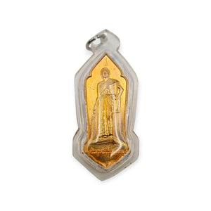 Thai amulet rian Yamo back with Nai Kanomtom Lp Chan Wat Tumphrathammat Protection Bring Luck
