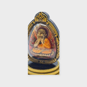 Thai Amulet Phra Pidta Jumbo Kanhok Kang “Win Over Poverty” Plodnhee Edition – Wat Tumsingtothong (LP Toh)