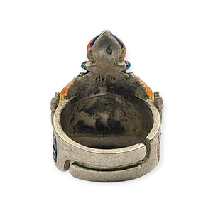 Thai amulet ring Taowesuwan Ruaysap Lp Phat Wat Huayduan size 56 - 62 Protection Charm pendant