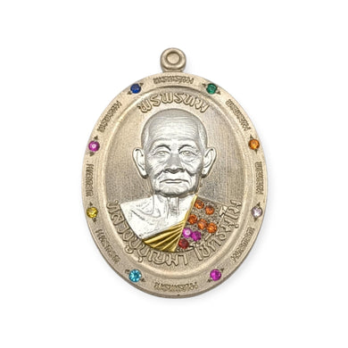 Thai amulet rian Pornprom Lp Boonma Ploy Noppakow Lucky Charm Grant wishes Genuine Authentic