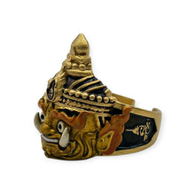 Thai amulet Taowesuwan Ring Vessa Pusa LP Liang Adjustable Brass Code 111