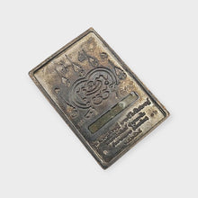 Thai Amulet Phra Somdej Blue Longya Background Gold Mask Coated – Wat Hangnum (Code No. 12, Kammakarn Version, Tok Code Pised) Lp Phat Wat Huayduan