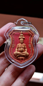 Thai amulet phra pong waikru 2562 Phor Pong Nuammana Bann Meedee Lucky Charm Pendant Genuine Strong Effective Grant Wishes