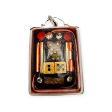 Thai amulet Lucky Cat calling Windfall Wealth and Fortune bring money and luck, gambling lottery Lp Inn