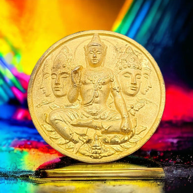 Thai amulets Rien Metal Phra Jatukam Ramathep , BunlungRachan edition Buddha Charm Pendant