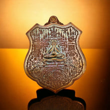 Thai amulet Phra Pidta Arrahung Putto 2 back with Garuda Lucky Buddha Charm Pendant