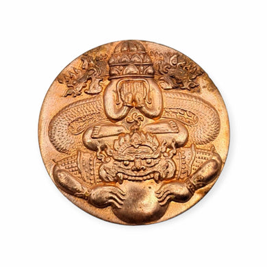 Thai amulet Phra Sree Maharath Pangpakarn, Baramee Sreevichai Luang Nui Wat Kohong BE 2550 5cm. diameter