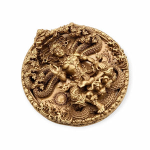 Thai amulet Phra Jatukam Ramathep Sethtee Koteruay Super Rich edition Lp Im Wat Tungnamai, Code number 172, Lucky Buddha Charm Pendant Satta Loha Satin Surface