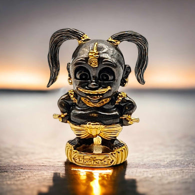 Thai amulet kumanthong sethtee meetung Lp Neankeaw bring wealth grant wishes