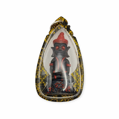 Thai amulet Phra Ngang Red Eyes Kruba Thammamunee Lucky Love Charm Bring Wealth Good fortune