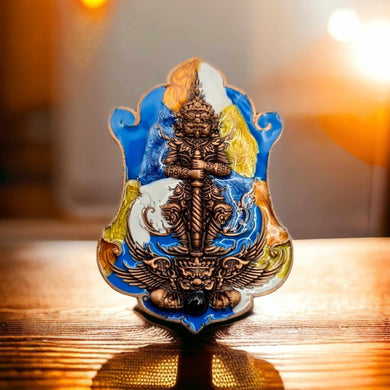 Thai amulet rian Taowesuwan Ruay Talufa Rich Above the Sky Lp Phat Wealth amulet Grant Wishes Protection Lucky Charm