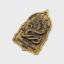 Thai Amulet Taowesuwan Jaosur Lanna back with Naga Wat Ronhkumluang BE 2565