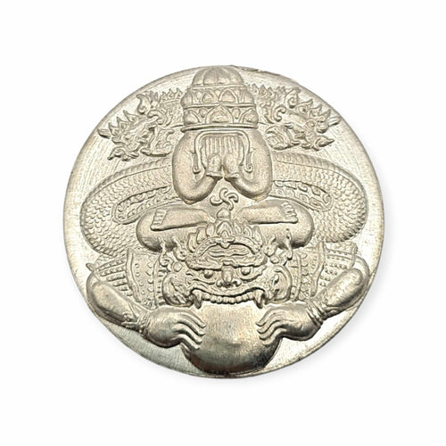 Thai amulet Phra Sree Maharath Pangpakarn, Baramee Sreevichai Luang Nui Wat Kohong BE 2550 5cm. diameter