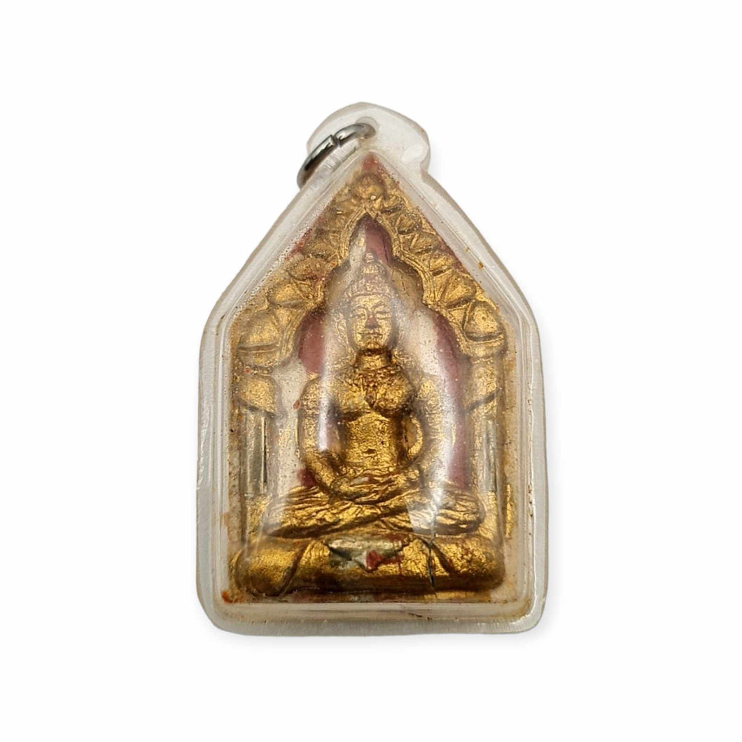 Thai amulets Phra Khun Paen back with Mea Per Iper blessed by Aj San Kongveth. Strong love attraction, love success, business success.