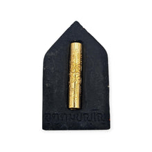 Thai amulet Phra Khun Paen back with gold takrut Lp Chamnan Lucky Love attraction charm, bring good fortune