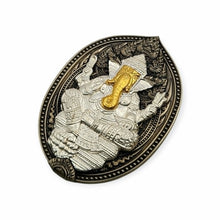 Thai Amulet Lord Ganesha Pornsumrej LP Im Wat Tungnamai Alpaka Silver Gold Mask