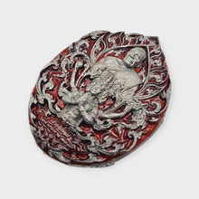 Thai amulet Phra Phuttha Chinnarah with Phra Phrom (Four-Faced Buddha) Lp Phat