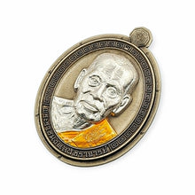 Thai Amulet Dragon Millionaire 2 LP Phat Silver Mask Dragon Enamel Back Code 168 Wealth Luck