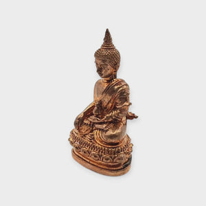 Phra Kring Medicine Buddha Amulet – Lp Phat Wat Huayduan BE 2563 – Copper Polished Material – Healing Protection Wealth Thai Buddhist Amulet