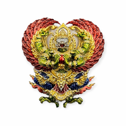 Thai amulet Phraya Krut Garuda Maha Sethtee 1st Edition Phra Aj Nikom Lucky Charm Pendant Authentic Genuine