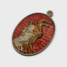 Thai Amulet Rian Lersi Hermit Sitmeekru LP Im Red Enamel Alpaca Takrut Code 3