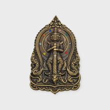 Thai Amulet Taowesuwan Jaosur Lanna back with Naga Wat Ronhkumluang BE 2565