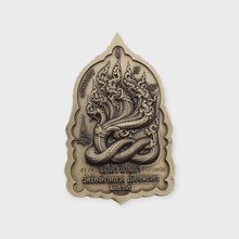 Thai Amulet Taowesuwan Jaosur Lanna back with Naga Wat Ronhkumluang BE 2565