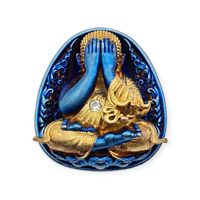 Thai amulet Phra Pidta Puttasilp Ruay Phan Larn Lp Toh Lucky Wealth Fetching Lucky Buddha Charm