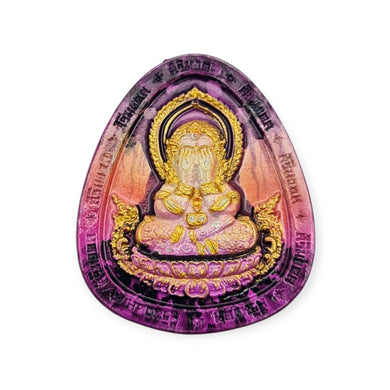 Genuine Thai amulet Phra Pidta Sirimongkol edition Lp Toh Wat Tumsingtothong BE 2566 Lucky Buddha Charm Pendant Genuine Authentic