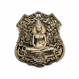 Thai amulet Buddha Sothorn Boorapa with Taowesuwan Lp Phat Wat Huayduan