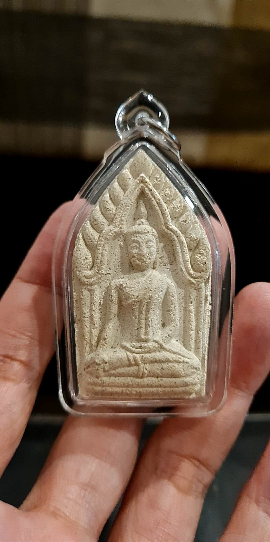 Thai Amulet Phra Khun Paen Mixed Sacred Powders from Por Tiang Amulets, Blessed by Laymaster Por Pong (Ban Mee Dee)