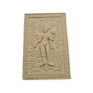 Thai amulets Goddess Guan Yin Back with Pra Potisat Ahwalogiteasuan Aj Mom Niranam (Lp Kleang Wat Nongad as co blessing)