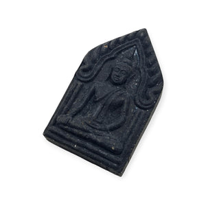 Thai amulet Phra Khun Paen back with gold takrut Lp Chamnan Lucky Love attraction charm, bring good fortune