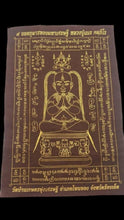 Thai amulets cloth yantra Kumanthong Maha Setthee Lucky Wealth Good Fortune Lp. Neankeaw Approx 20 x 30 cm.