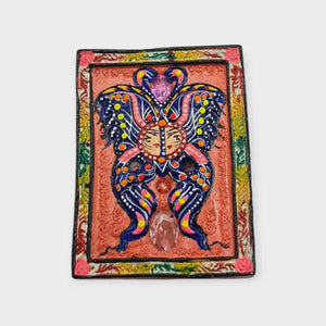 Thai Amulet King Butterfly Thepjamlang with 9 Tails Fox Lady – Sacred Talisman by Kruba Krissana