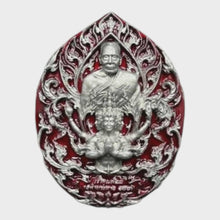 Thai amulet Phra Phuttha Chinnarah with Phra Phrom (Four-Faced Buddha) Lp Phat