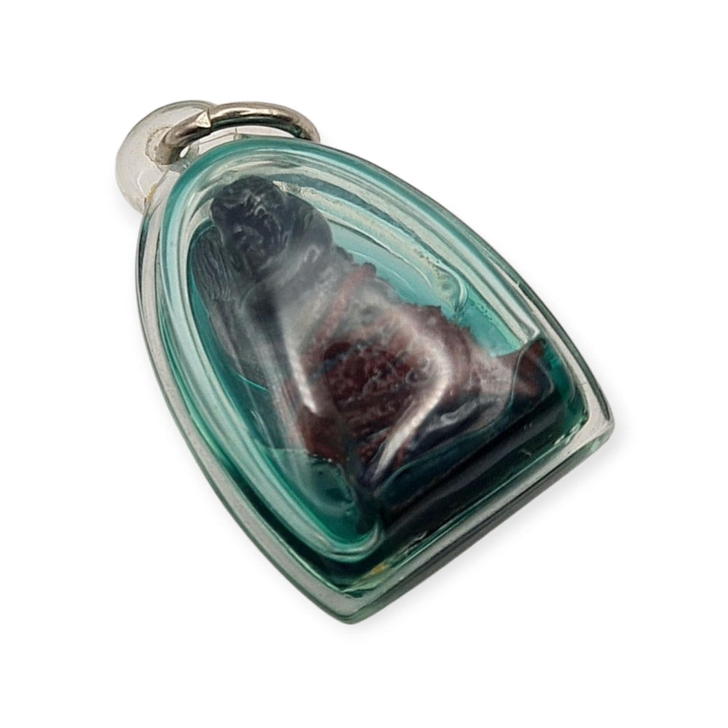 Thai Amulet Innku Ajarn Prakong – Metta Baramee Edition BE 2561, Nur Sumrit Rhomdham with Saneah Oil – Love & Attraction Charm Pendant