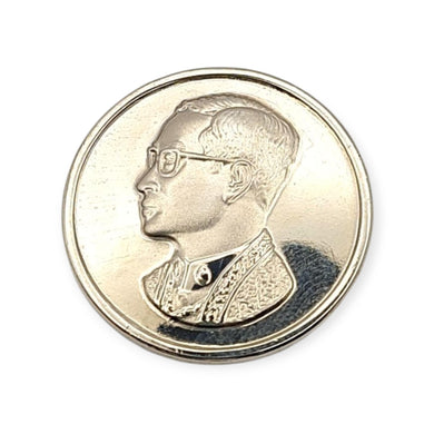 Thai amulet coin King Rama 9 King Bhumibol Khumklow BE 2522 Emerald temple
