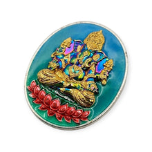 Thai amulet Lord Ganesh / Ganesha Klung Maha Sombat Sap Teva Wat Keakmuaglek Wealth Success Lucky Pendant