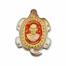 Thai Amulet Dragon Turtle Bandan Chok LP 3K Dragon Tiger Back Code 335 Lucky Wealth