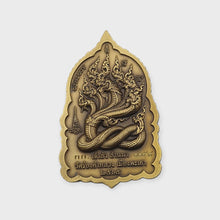 Thai Amulet Taowesuwan Jaosur Lanna back with Naga Wat Ronhkumluang BE 2565